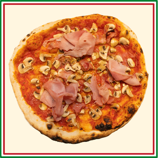PIZZA PROSCIUTTO E FUNGHI